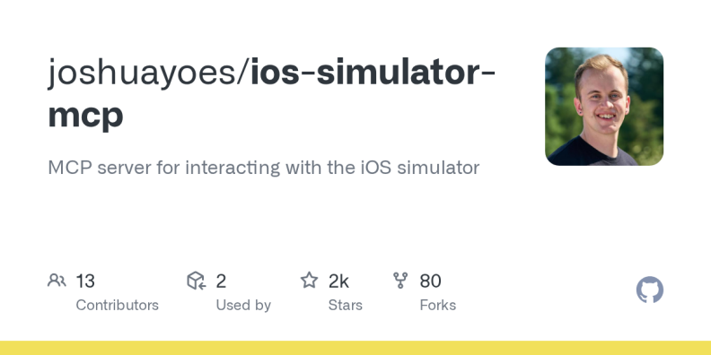 ios-simulator-mcp: lets Claude drive the iOS simulator — screenshot, tap, swipe.